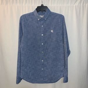 Express Men’s Blue Casual Button Down Shirt Size S
